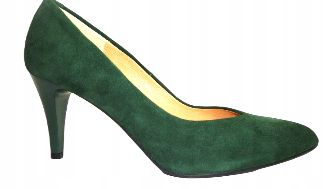 Boty Zamsz Kůže Espinto zelené C-873 r37