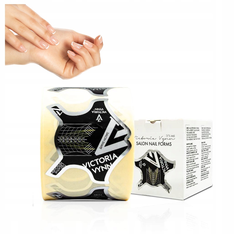 

Victoria Vynn Szablony Czarne Do Paznokci 400szt.