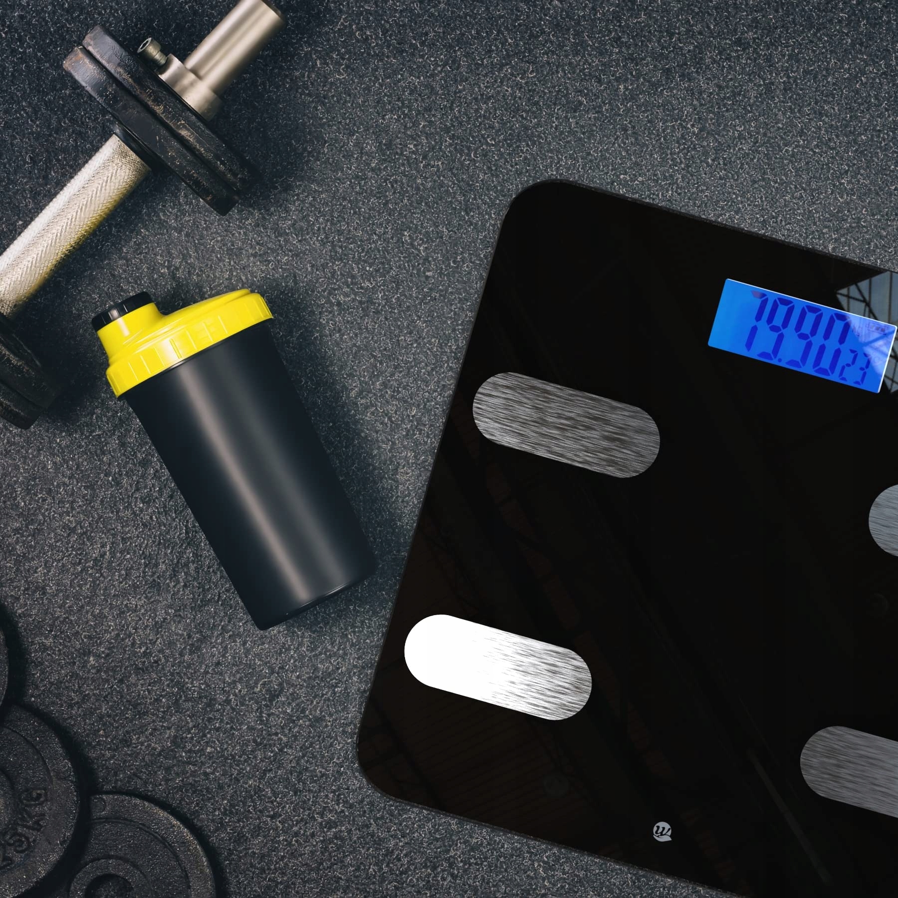 WOTTOCARE Waga Łazienkowa Cyfrowa 150kg z Aplikacją — miniatura 4