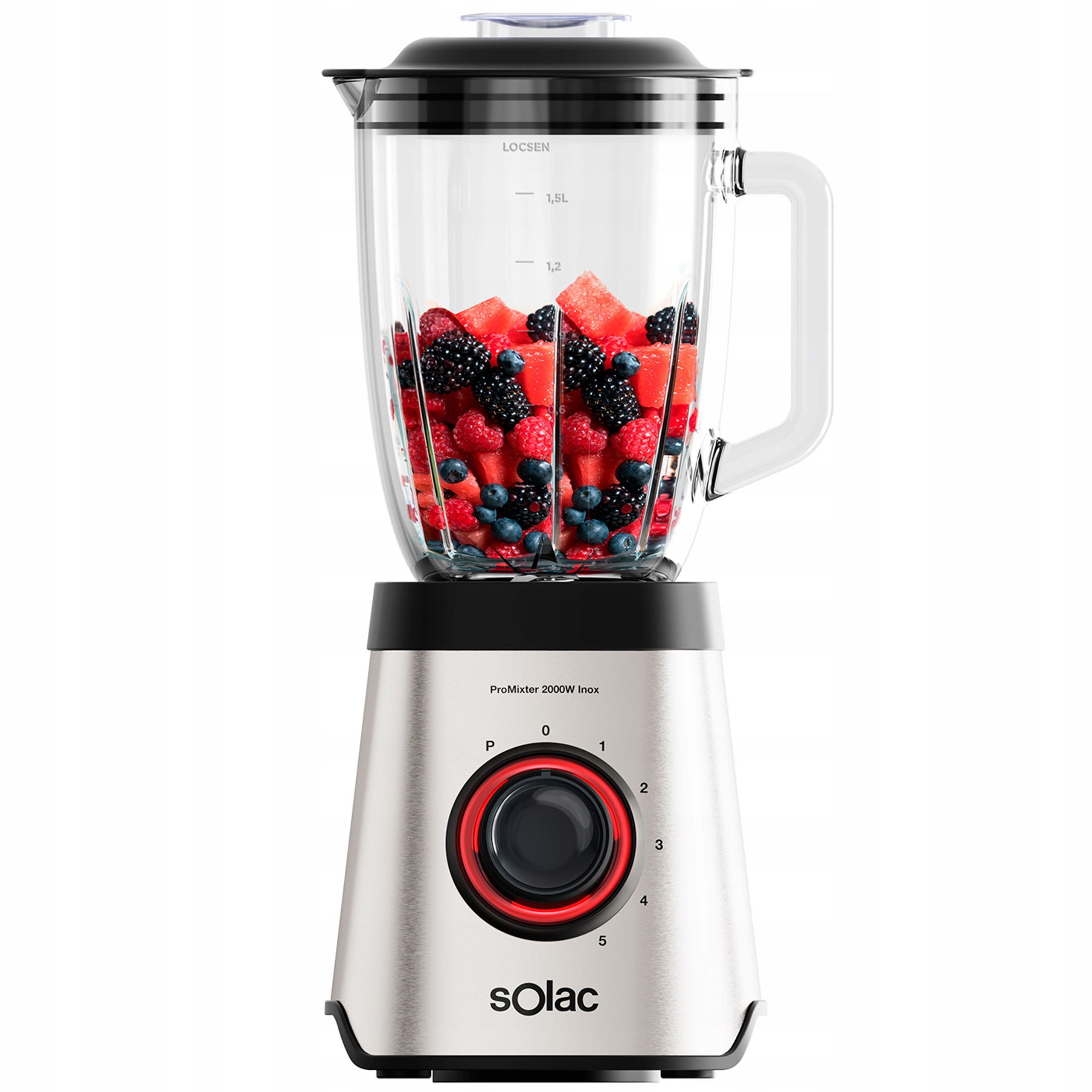 Blender Kielichowy Szklany 1.75L Mikser Do Smoothie Koktajli Szejków 2000W