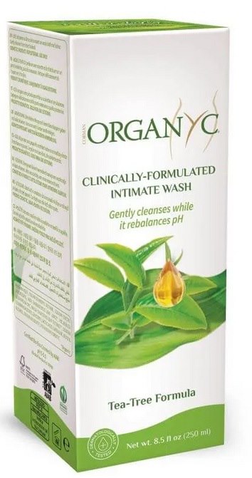 Tekutý přípravek na intimní hygienu čajovník Bio 250 ml Organ(y)c