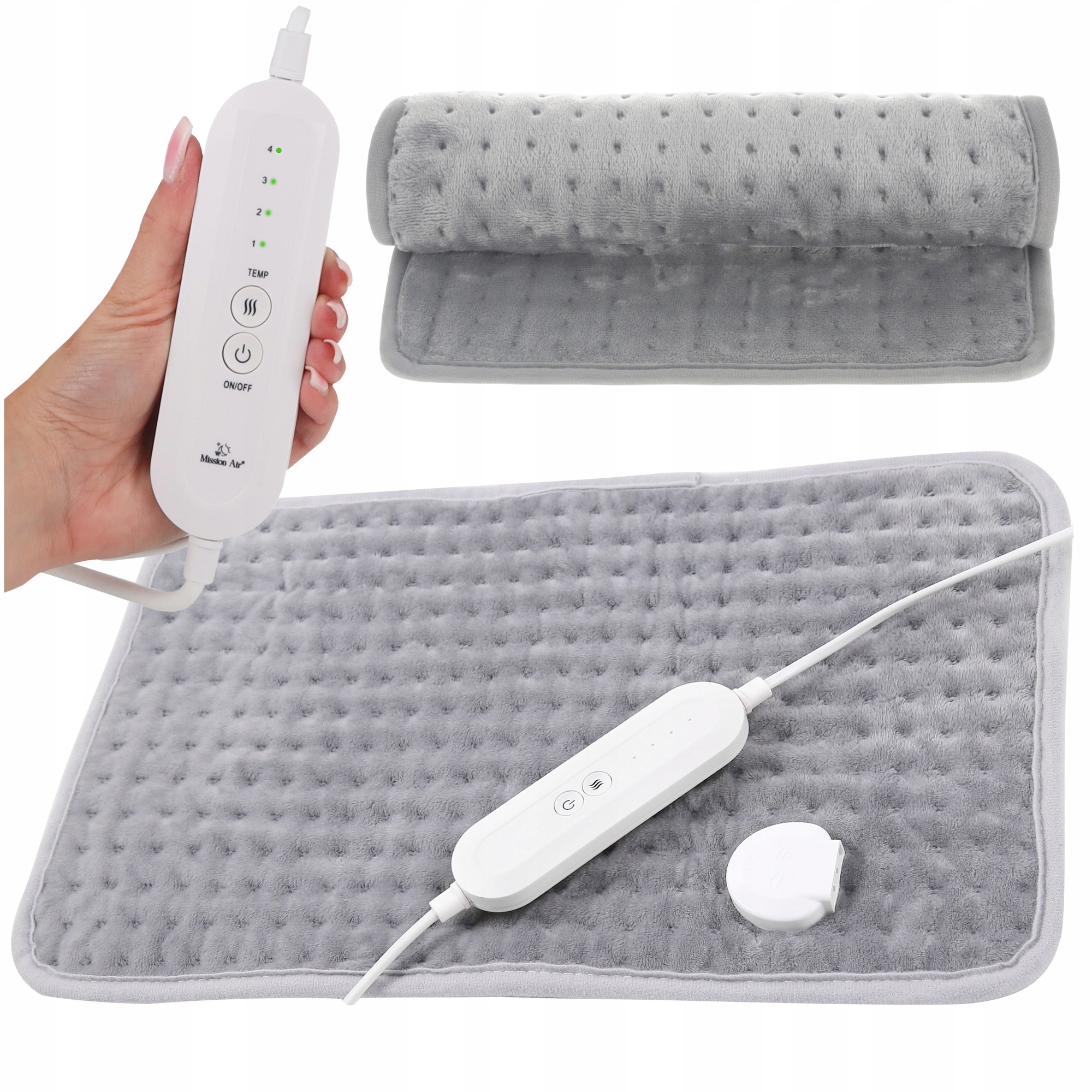 Poduszka Elektryczna Rozgrzewająca mata grzewcza Termofor Pilot 30x40cm 80W