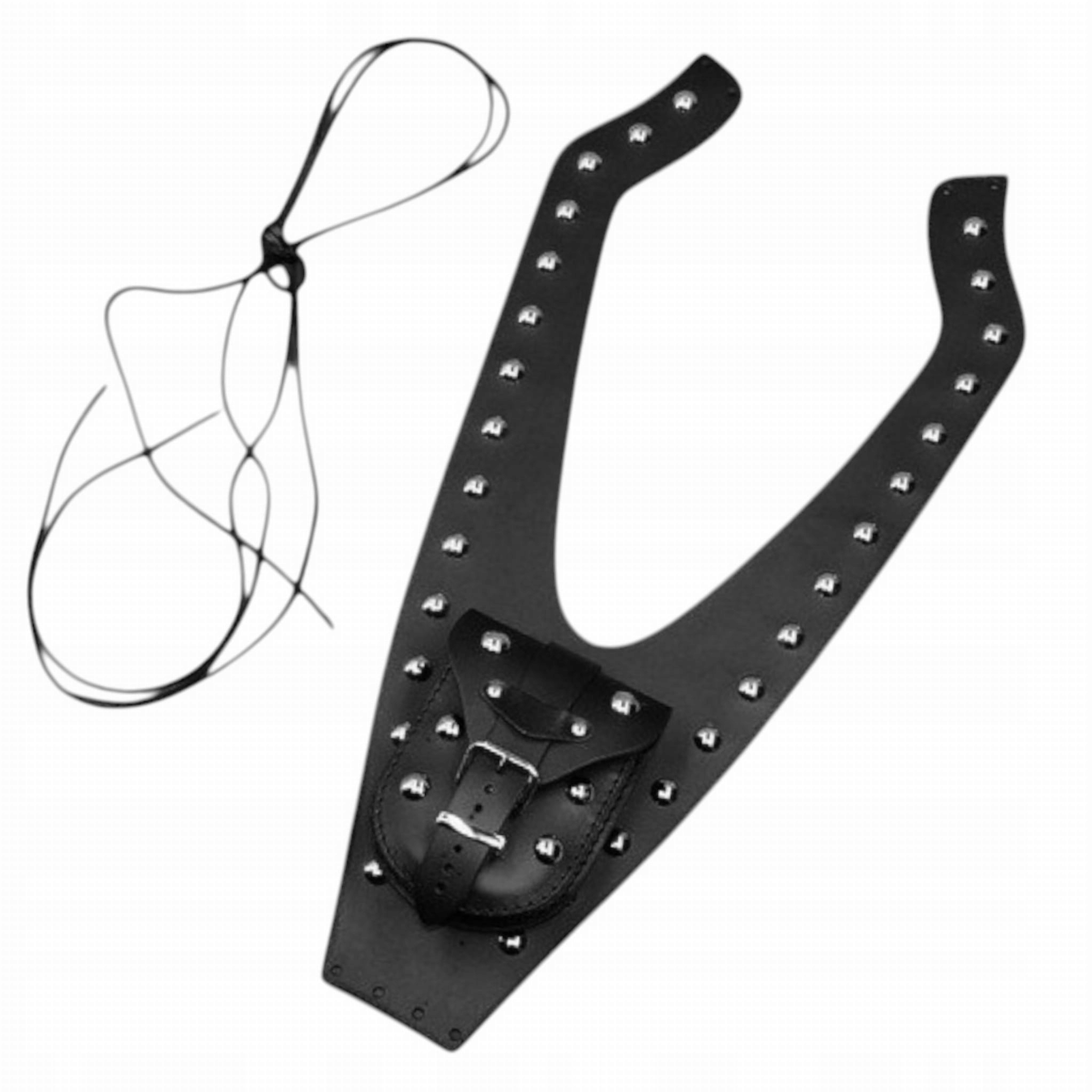 Pás na nádrž ProSpeed Kožená kravata Suzuki Intruder VL125 s cvočkami