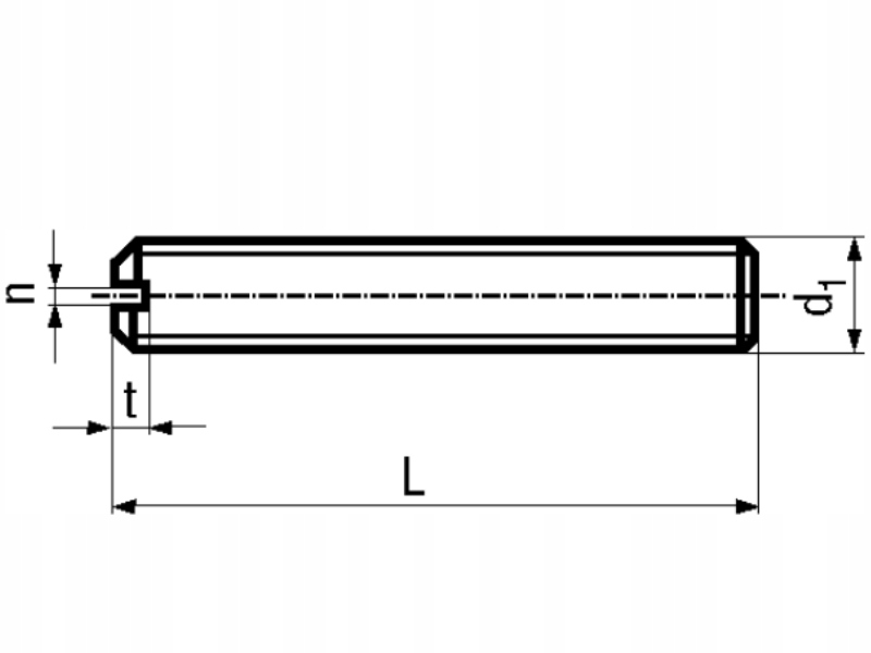 Śruba M3x4 nacięcie proste mosiądz cynk 10szt Producent Bossard