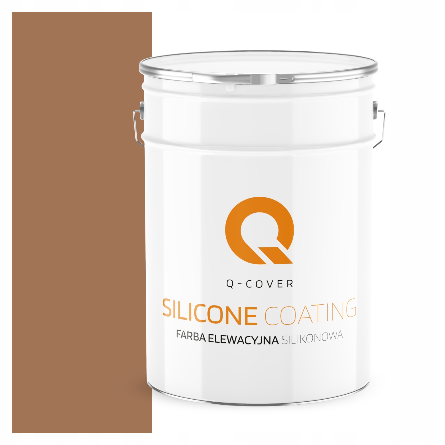 Fasádna Silikónová Fasádna Farba Hnedá Teplá F576 10L