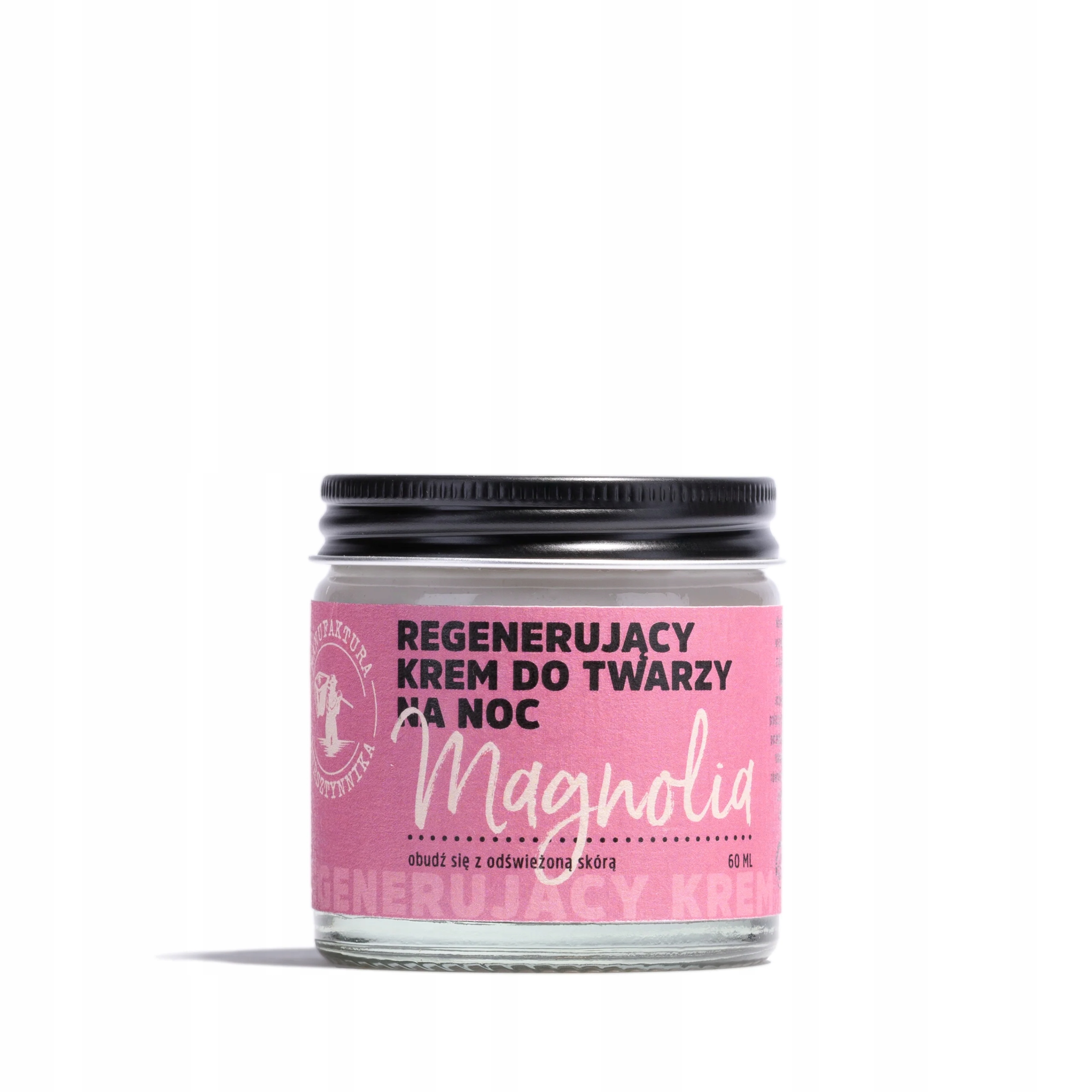 Regenerujący krem do twarzy na noc Magnolia Manufaktura Bursztynnika