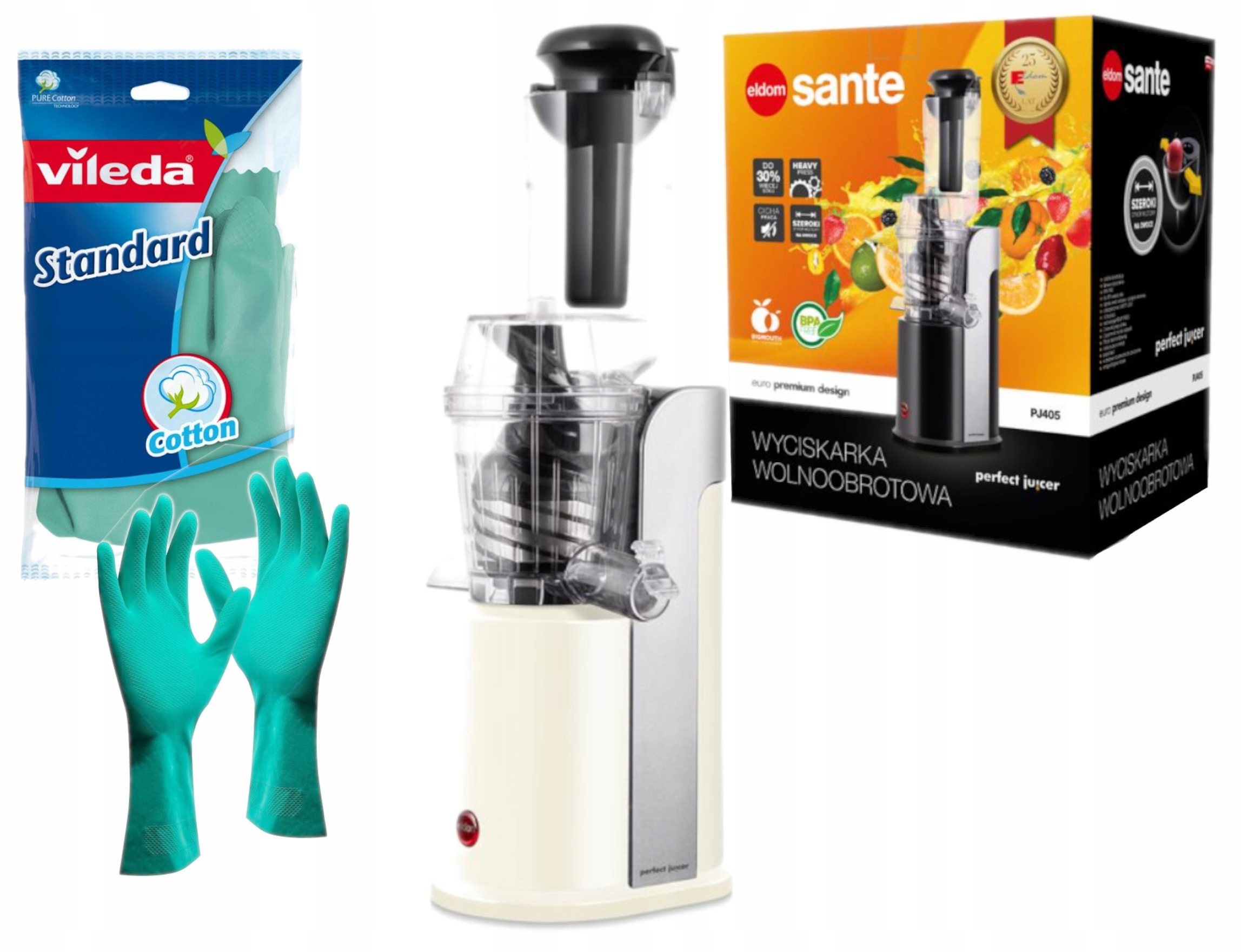 ELDOM PJ405 SANTE PERFECT JUICER + VILEDA