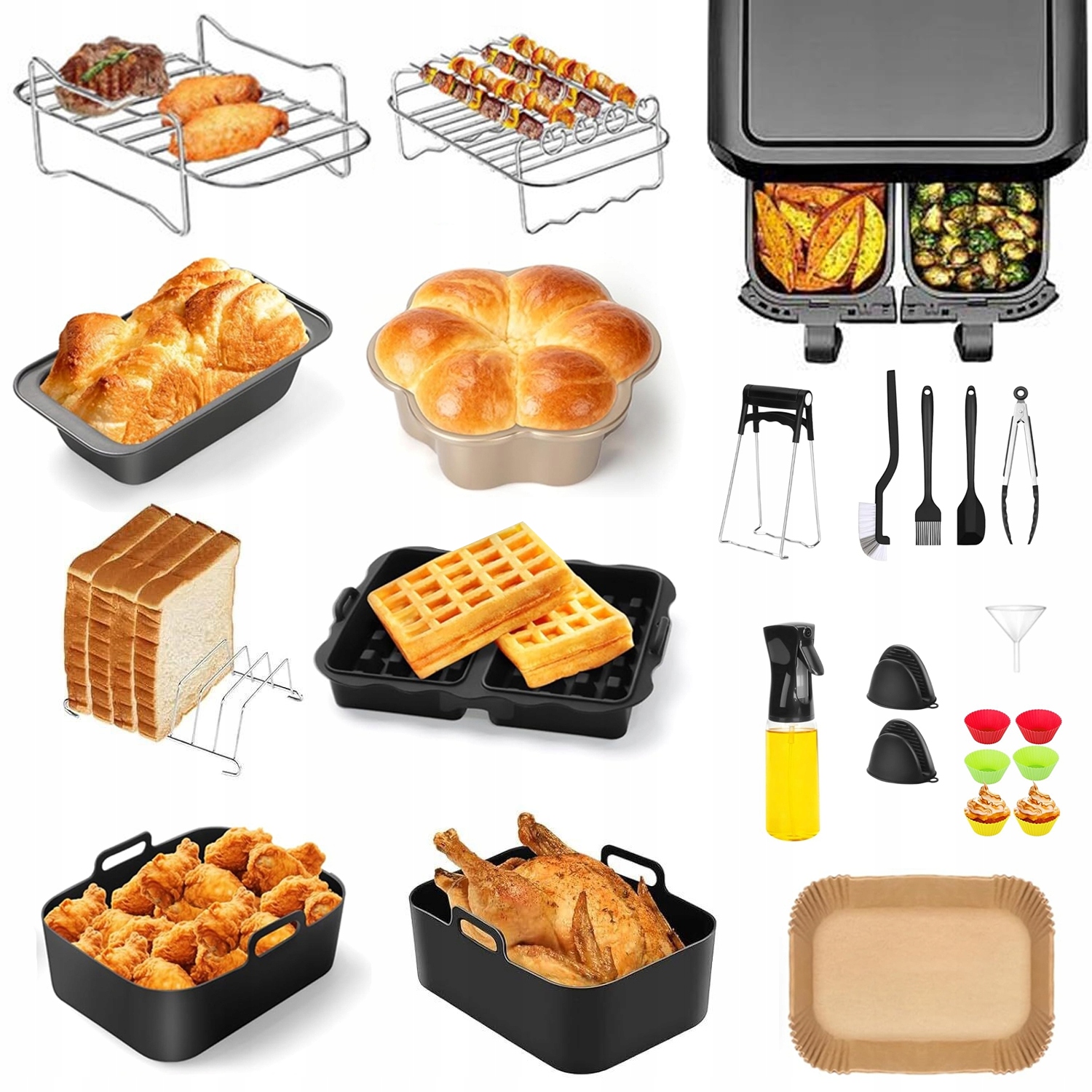 Multifunkční Sada Pro Beztukovou Fritézu