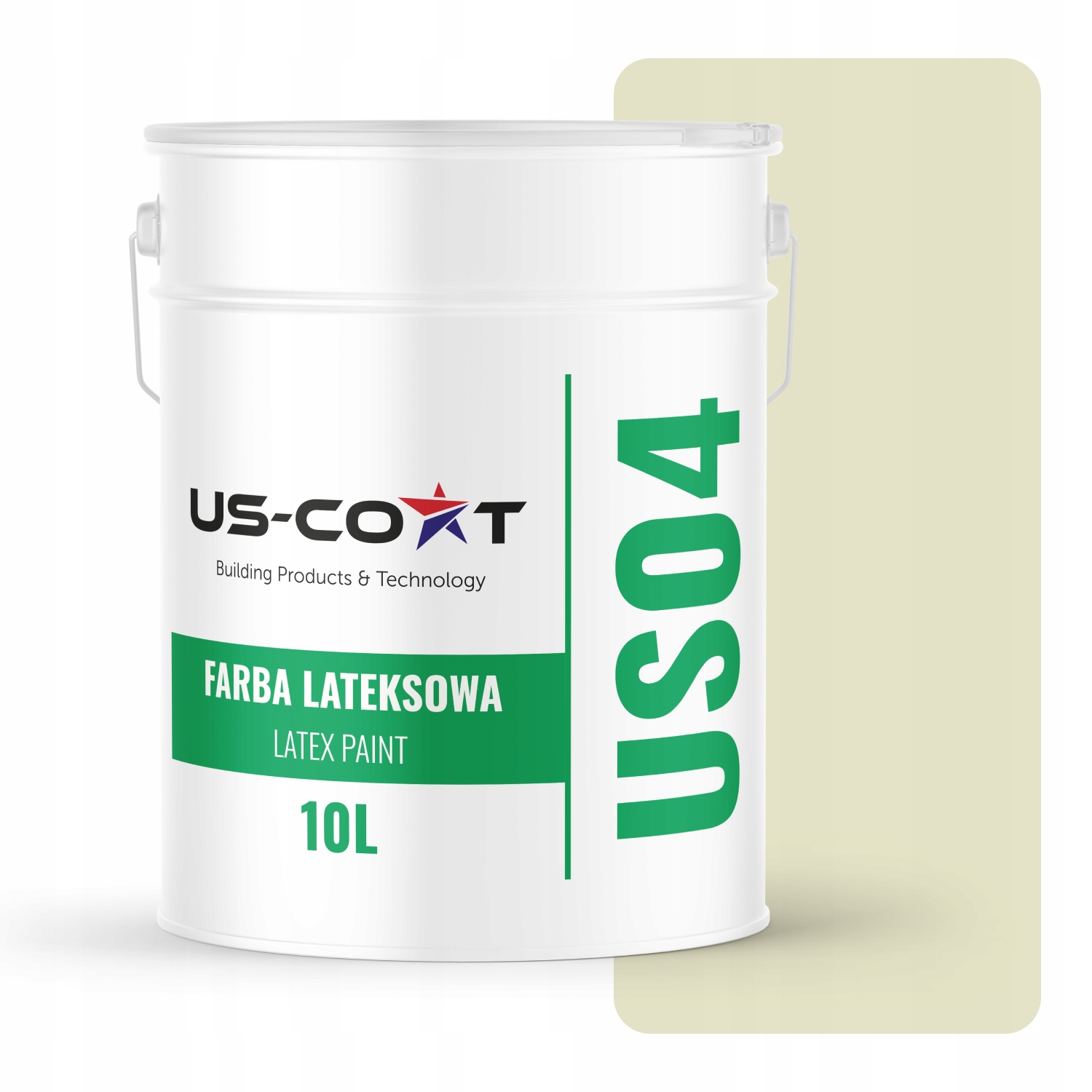 Latexová Farba Biela Zlomená Do Hrášku H2476 10L Matná Na Stropné Steny