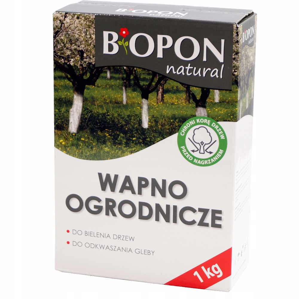 

Wapno ogrodnicze bielenie drzew odkwasz gleby 1kg