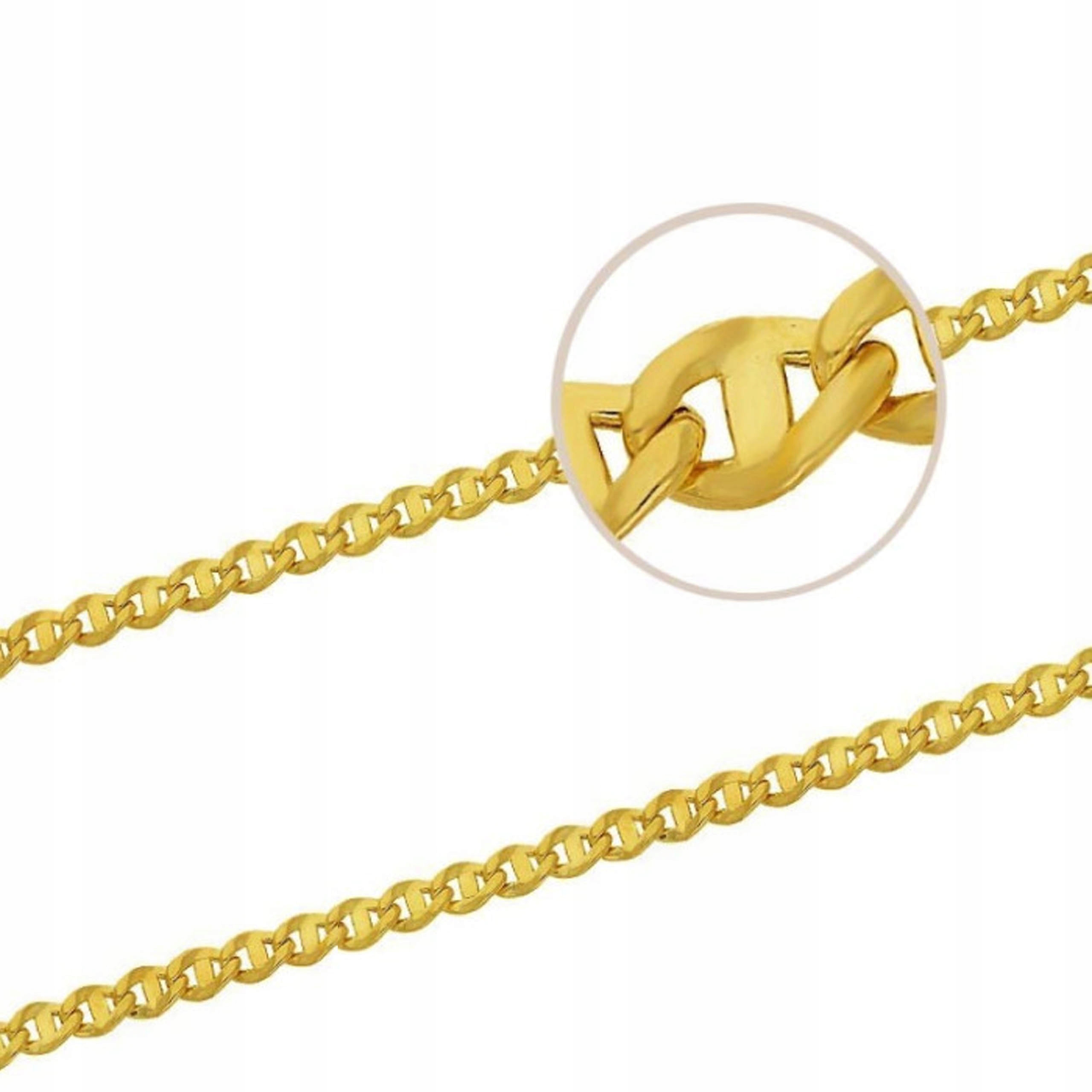 Zlatý řetízek 585 Splot Gucci 50 cm 5,16 g módní dárek vazba 14k