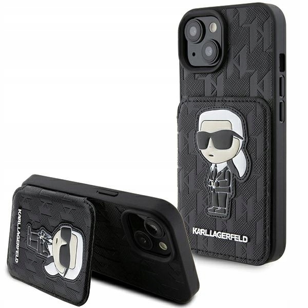 Karl Lagerfeld KLHCP15SSAKKNSCK iPhone 15 14 13 6.1" černý/black hardc
