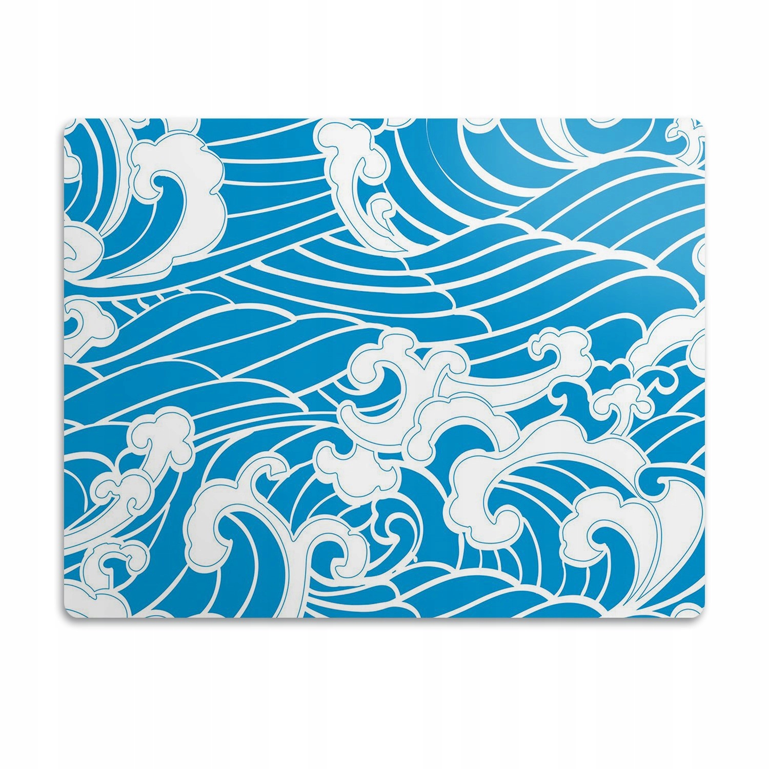 Levně Podložka pro kočky a psa pod misku Voda vlny 60x40 cm