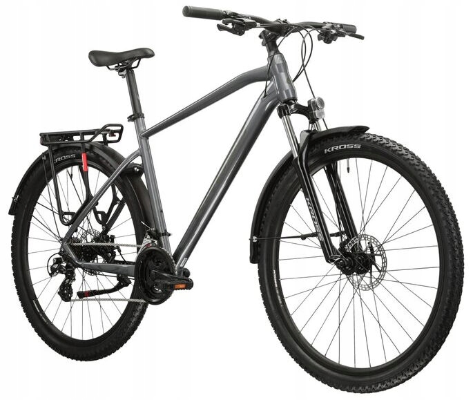 Rower górski (mtb) Kross Hexagon 2.0 Eq M 27,5" szaro-grafit