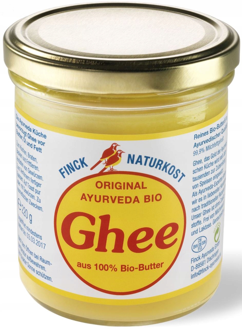 Levně Čištěné máslo Ghee Bio 480 g Finck Ayurveda