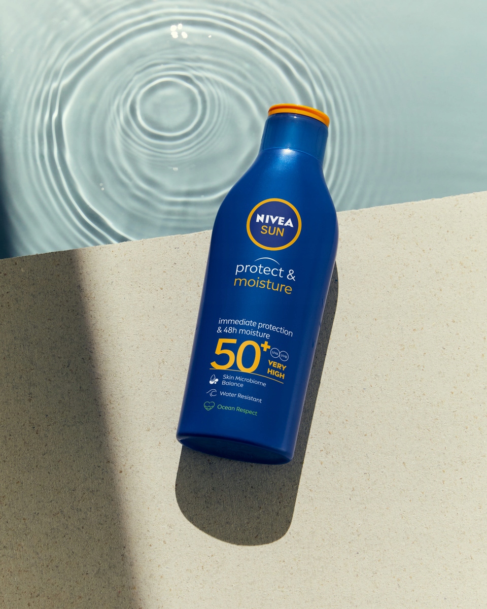 NIVEA SUN Balsam przeciwsłoneczny SPF50 + KIDS Olejek dla dzieci + torba Linia w sprayu na słońce na plażę dla dzieci
