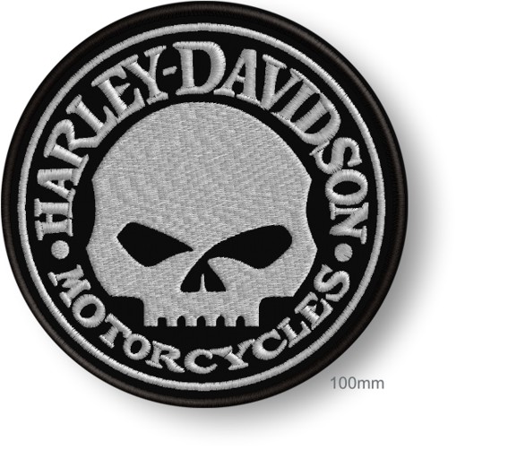 

Naszywka termo Harley Davidson czaszka 100mm