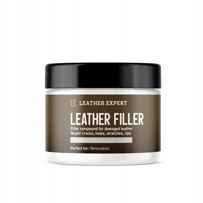 Leather Filler szpachla do skóry w kolorze białym 50 ml Leather Expert