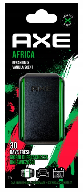 Axe Vent Air Freshener Zapach Do Samochodu Na Kratkę Nawiew Africa