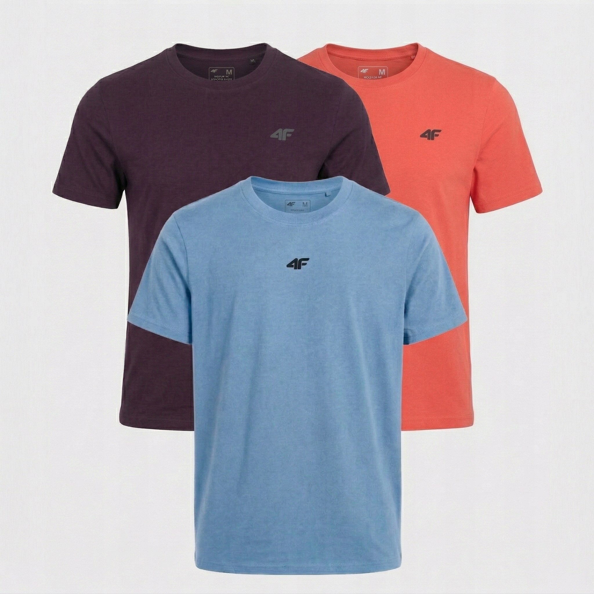 Pánské Tričko 4F Tričko Limitovaná Sada 3 Kusů L SS26