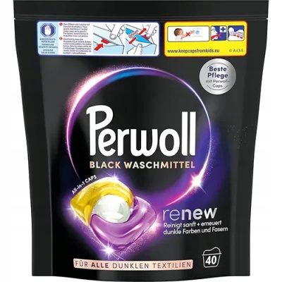 Levně Perwoll Black kapsle na černé prádlo 40ks
