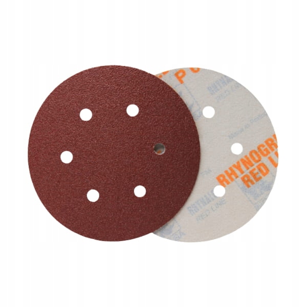 INDASA PAPIER KRĄŻEK DYSK NA RZEP RED LINE D 150 MM 6H P2000 1 SZTUKA Gradacja P2000