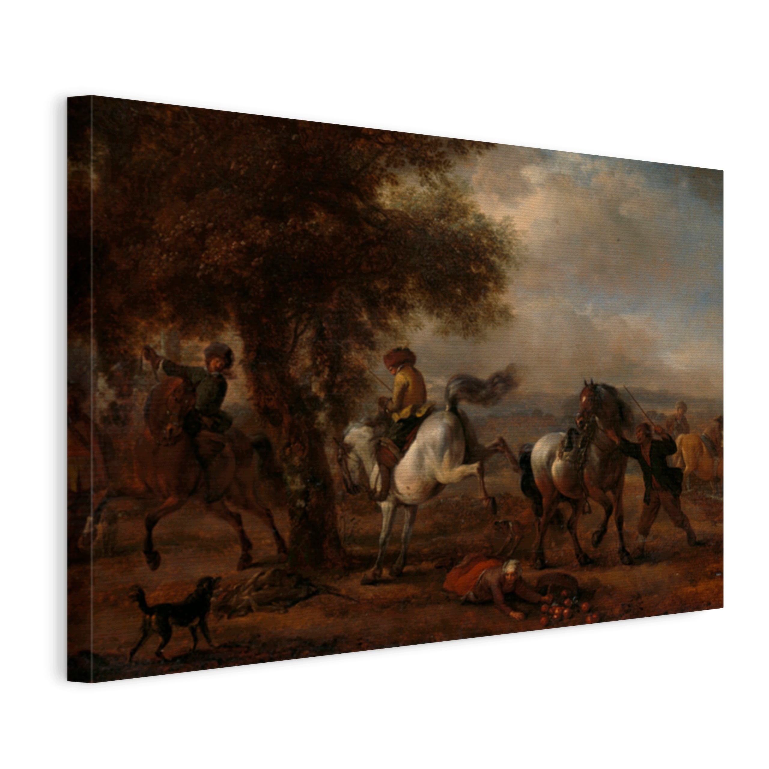 Obraz Na Plátně Philips Wouwerman Narowitý Šedý Kůň 120x80