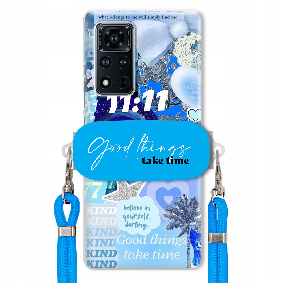 Puzdro pre Huawei Honor View V40 5G Držiak na vodítko Crossbody Good Things Sea