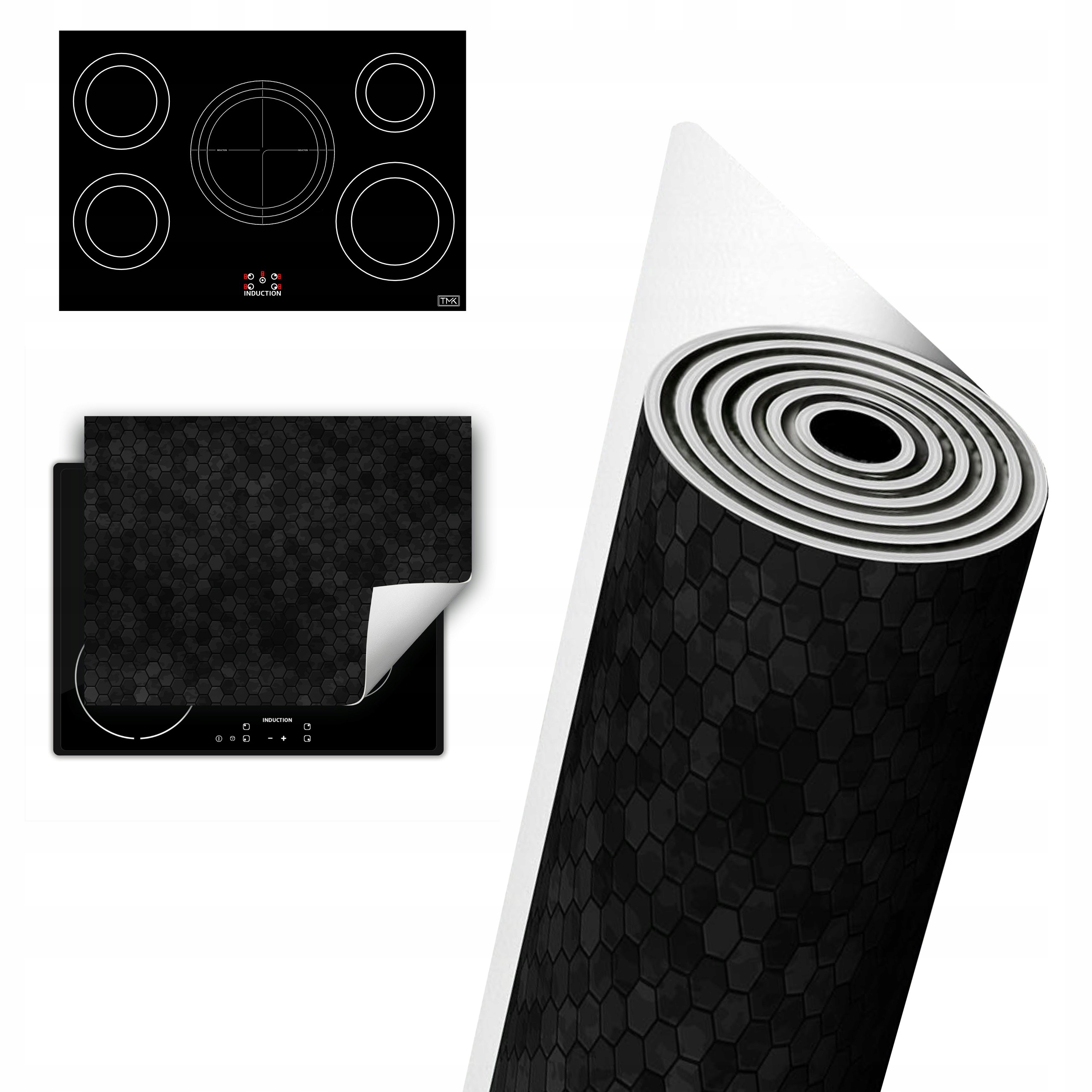 Vinylová Ochrana Na Indukci Pracovní Deska 80x52 tmavá