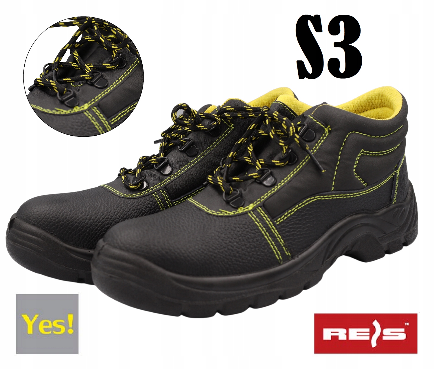

Buty Robocze Męskie Antyprzebiciowe Blacha S3 42
