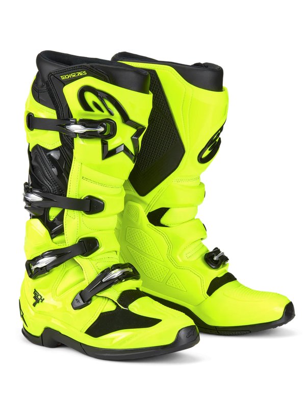 Topánky Na Cross Alpinestars Tech 7 Yellow Fluo/black 39 (6)