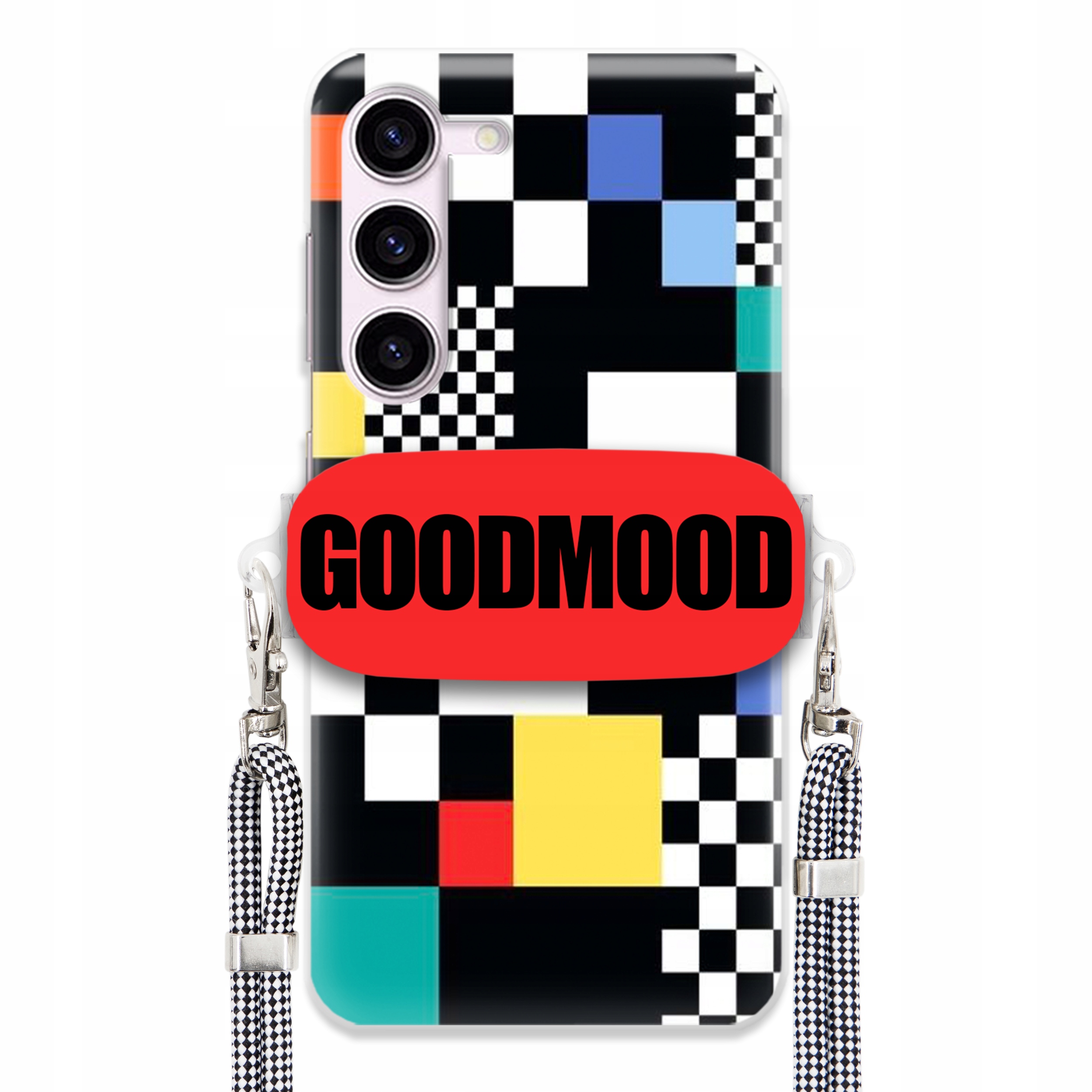 Pouzdro Pro Samsung S23 Fe Case Držák Vodítka Zebra Telefonu Pixelart MIX Vzorů