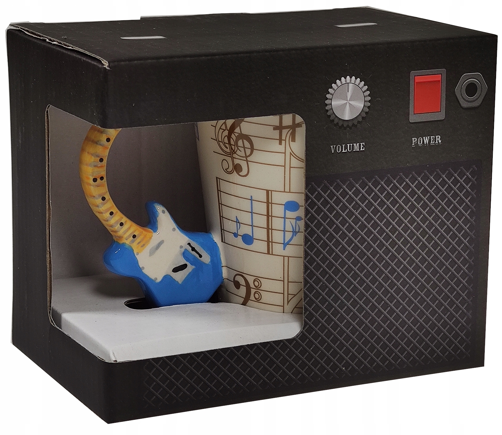 

Kubek Muzyczny Gitara Niebieska nuty muzyka