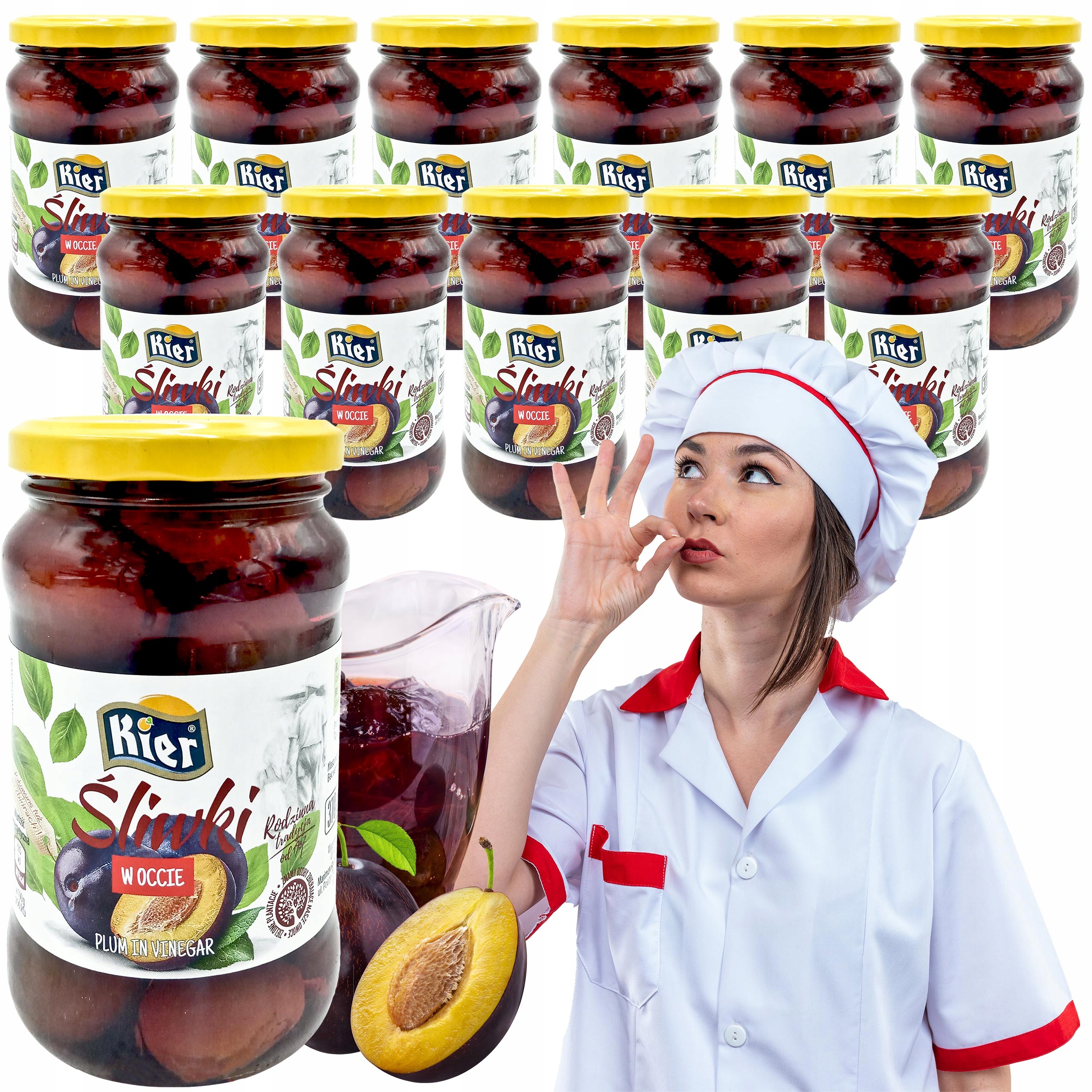 Marinovaná Švestka v Octě 12 X 370 G Svařovací