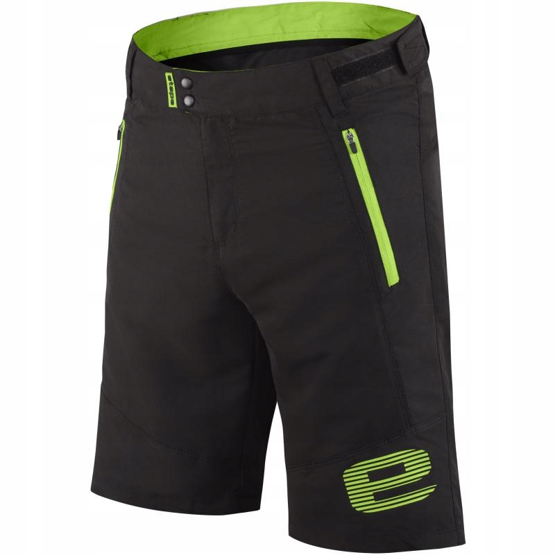 Etape Kraťasy Freedom pánské volné černo-zelená 2XL
