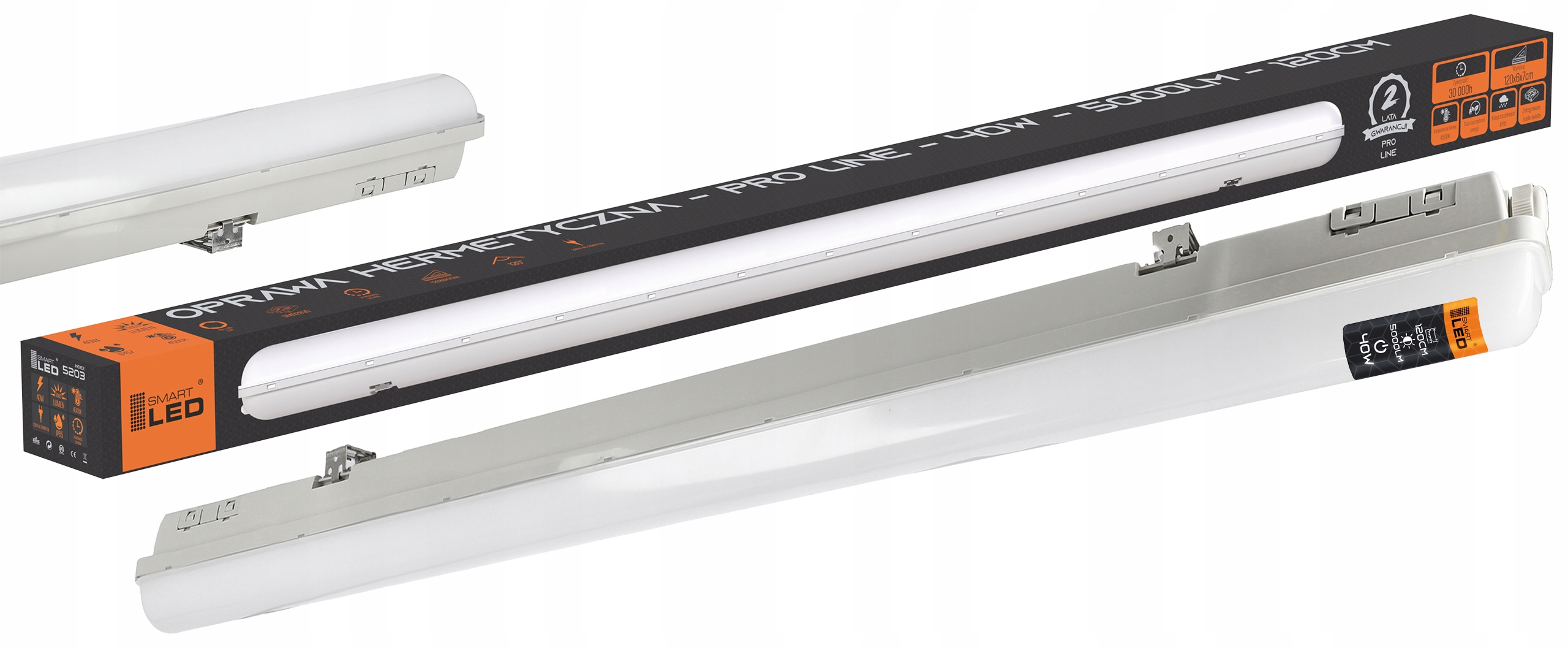 

Oprawa lampa Led do garażu hermetyczna 120cm