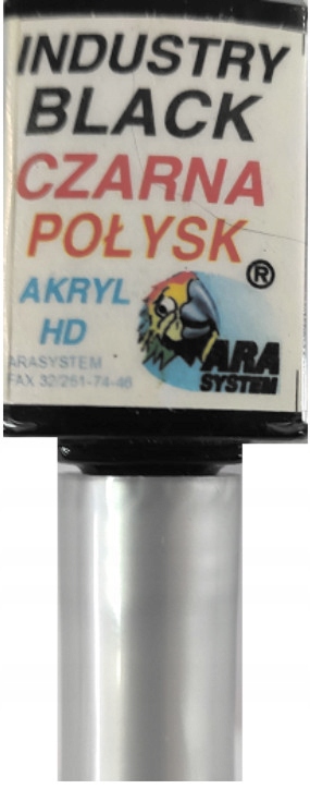 LAKIER ZAPRAWKA DO RYS CZARNY CZARNA POŁYSK 10 ML ARASYSTEM