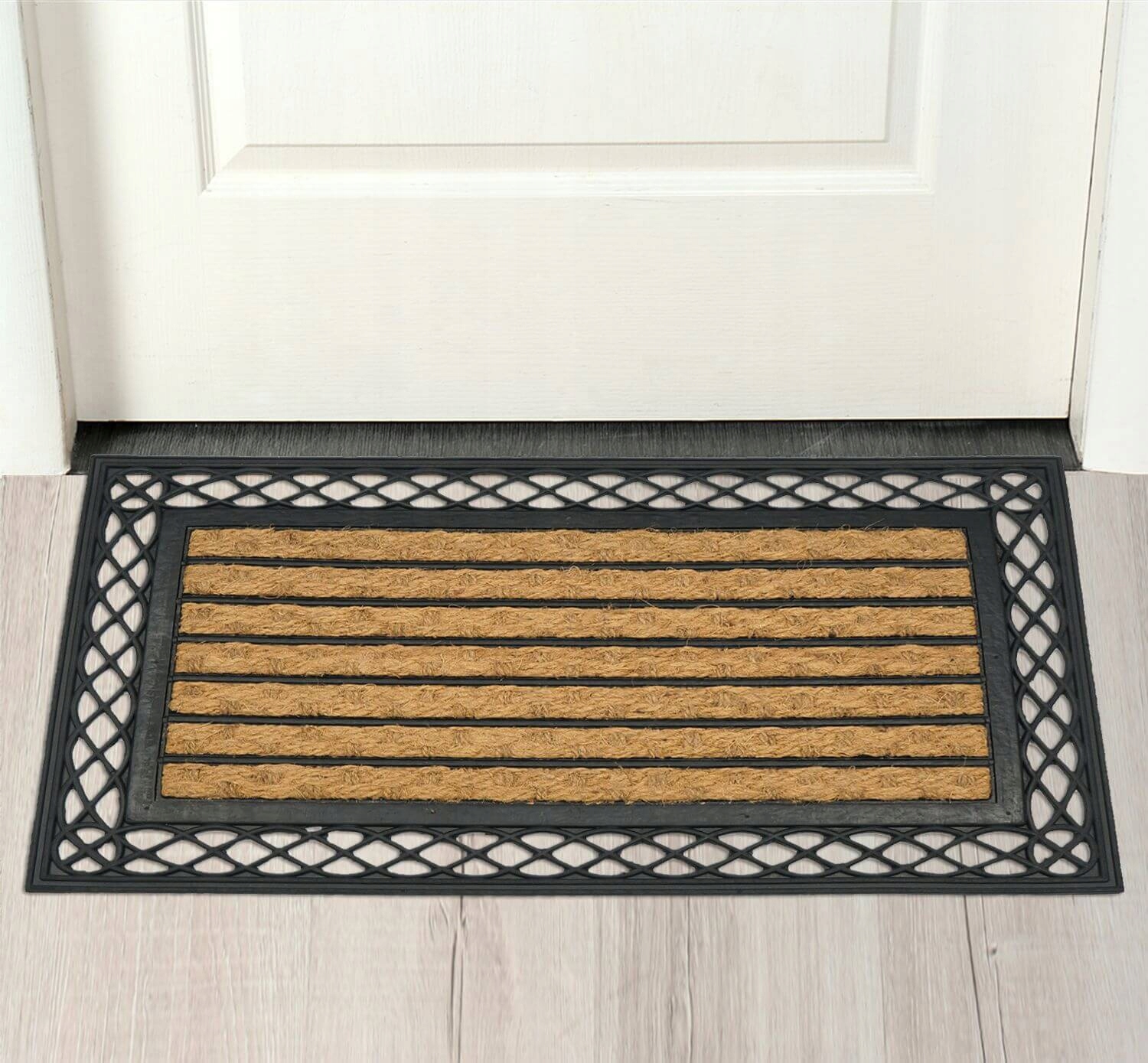 WYCIERACZKA POD DRZWI GUMOWA ZEWNĘTRZNA WEJŚCIOWA MATA KOKOSOWA DO BUTÓW Stan opakowania oryginalne