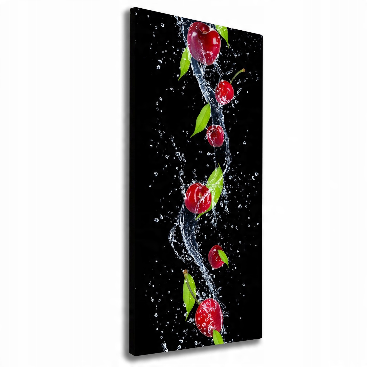 

Nowoczesny fotoobraz canvas na ramie Wiśnie 50x125