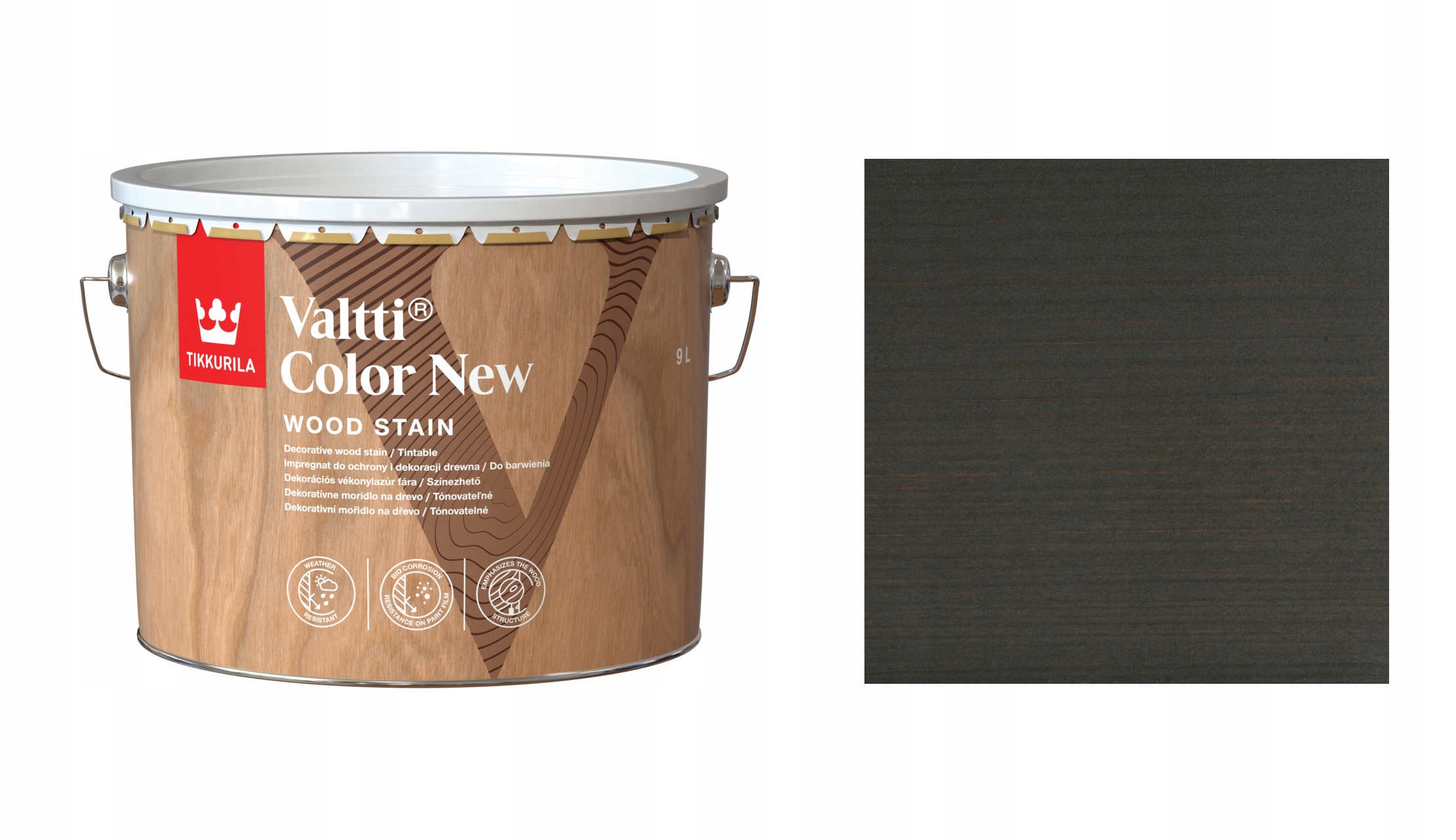 Tikkurila Valtti Color New 9L 5088 Turve Impregnat Ochronny