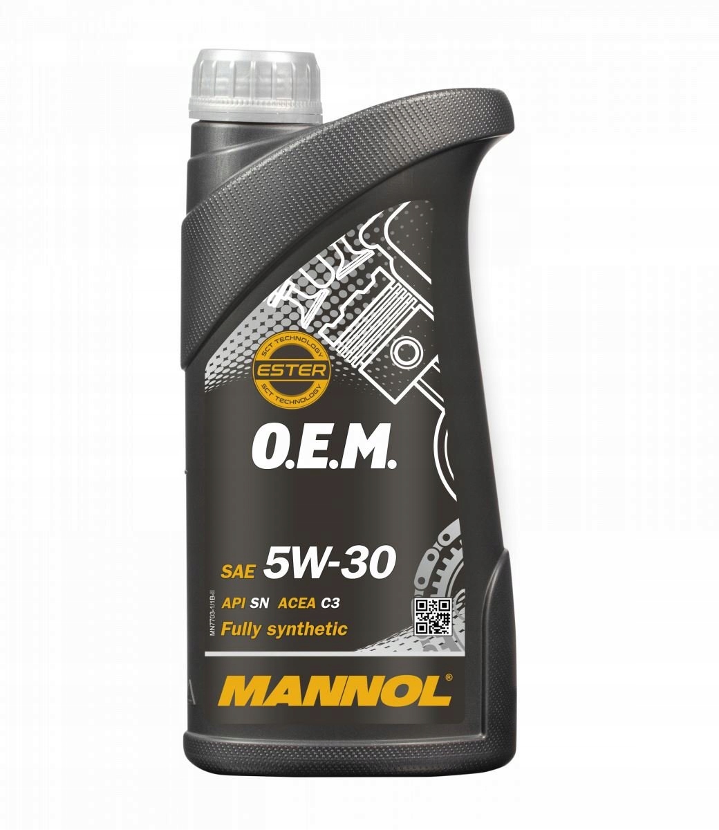 

Olej Silnikowy Mannol Oem Peugeot Citroen 5w30 1L