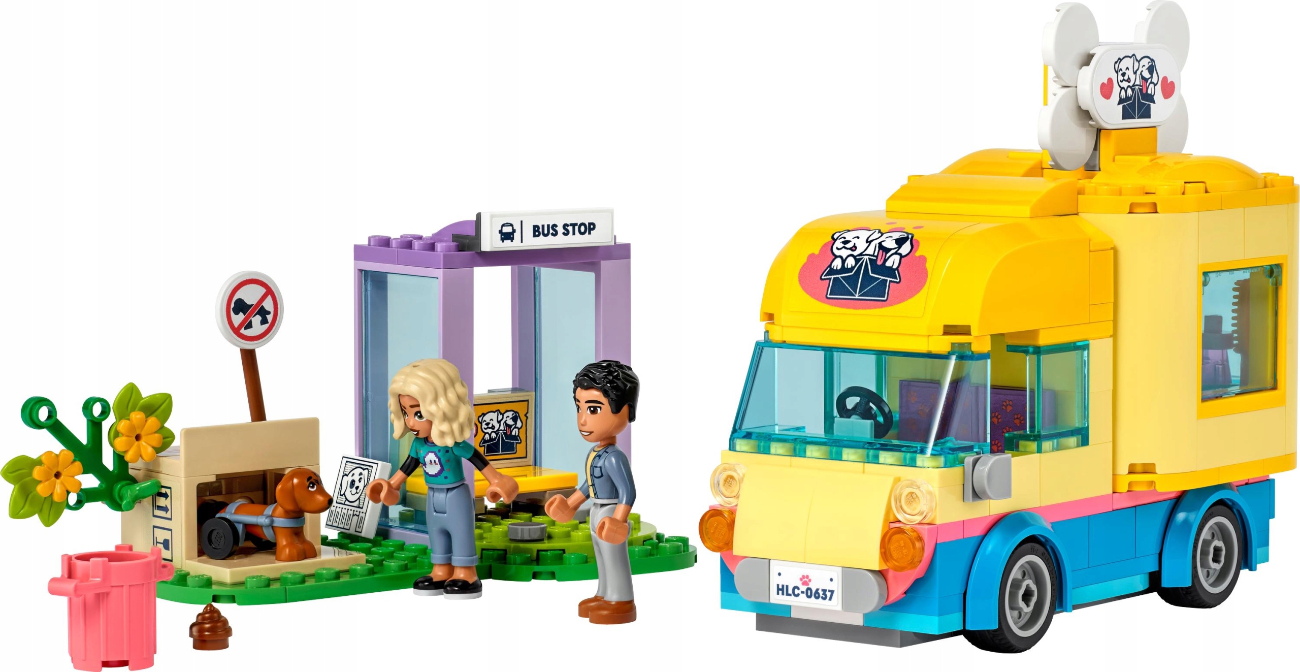 LEGO FRIENDS FURGONETKA RATUNKOWA DLA PSÓW Stan opakowania oryginalne