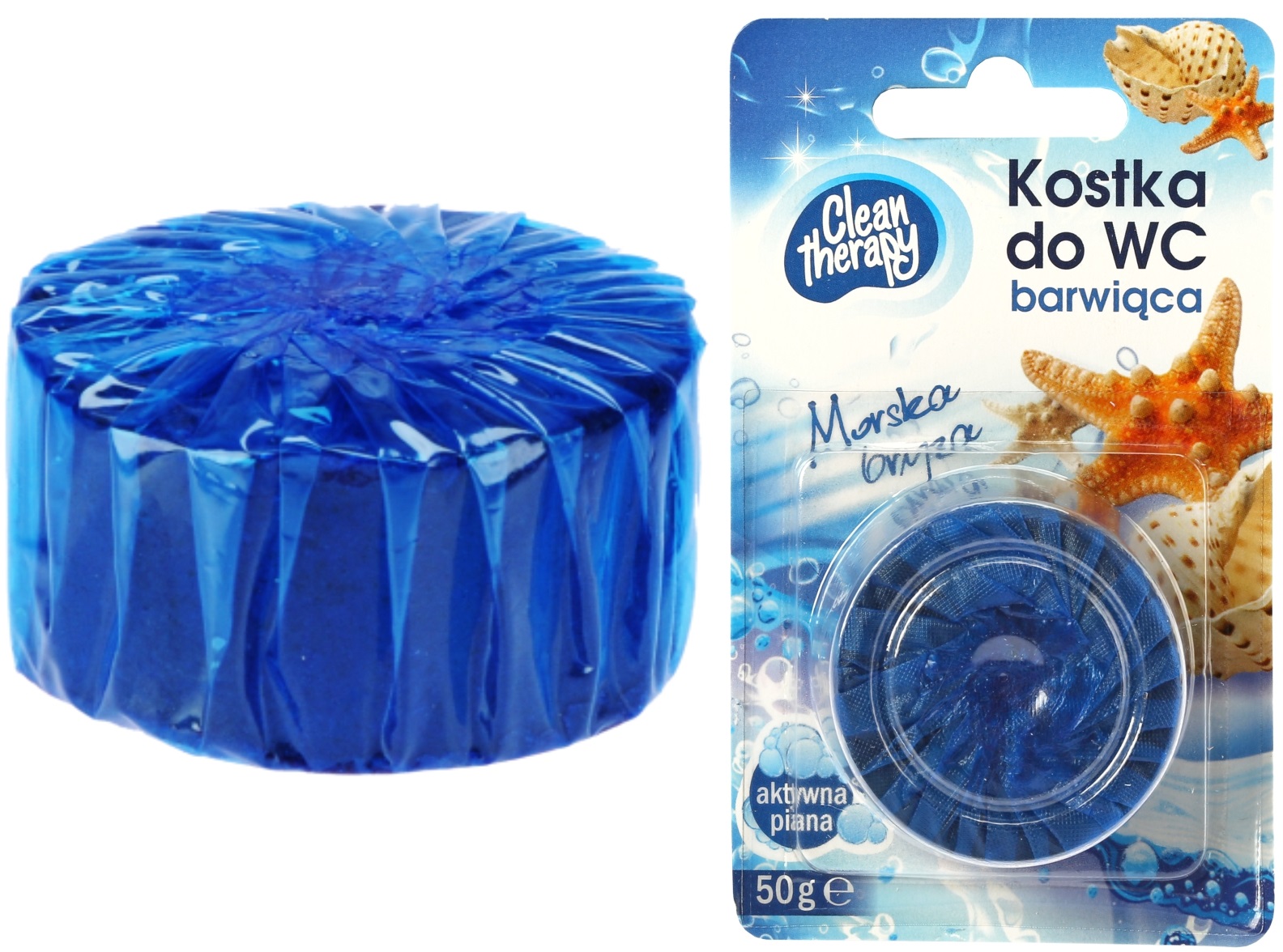 

Kostka Do Wc Spłuczki Toalety Barwiąca Wodę 50G