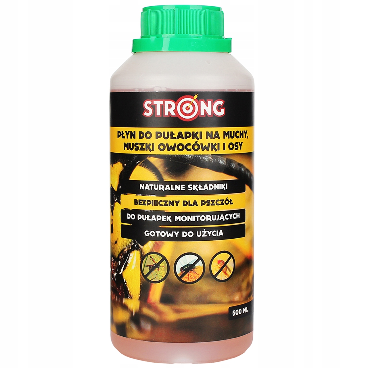 

Płyn Wabiący muchy, meszki, osy do pułapek 500 ml