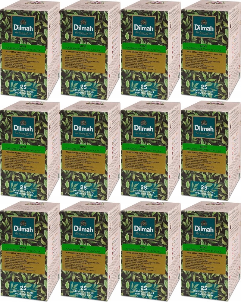 Herbata ziołowa Dilmah Mint mięta 300szt