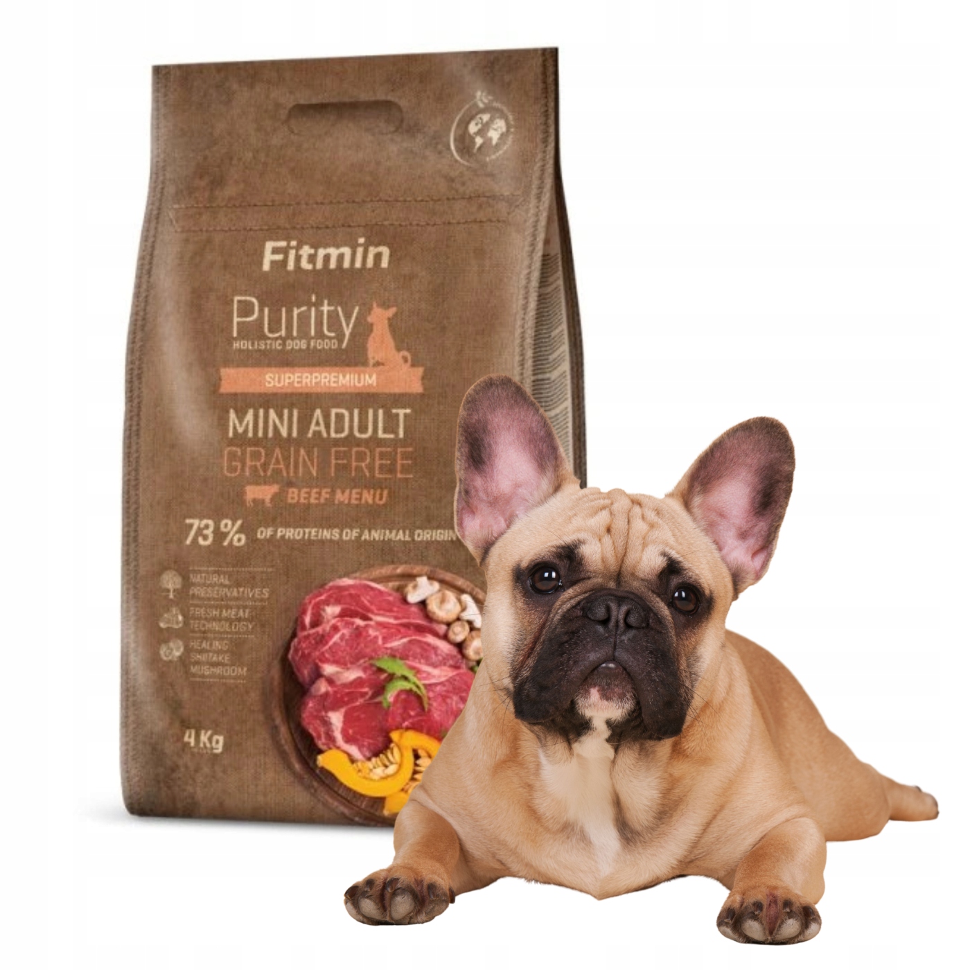 Fitmin dog Purity Grain Free Adult Mini Beef 4kg