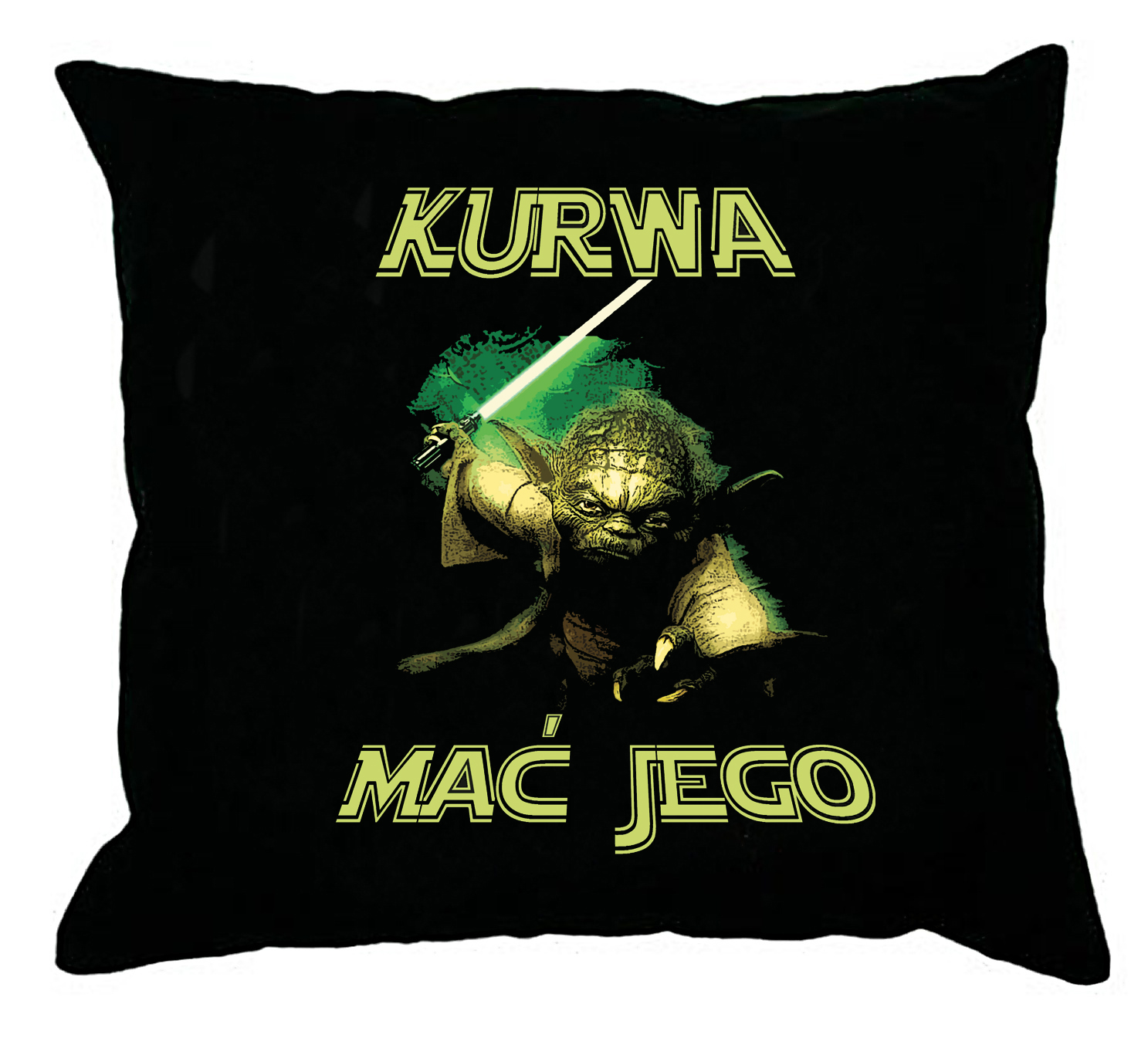 

Poduszka Dekoracyjna Star Wars Yoda Vader Moc Wzór
