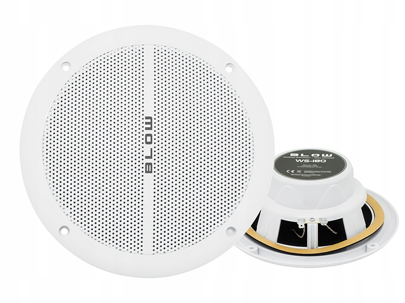 Blow WS-180 Stropní reproduktor 165 mm (8 Ohmů) Bílá Maskovačka (2ks)
