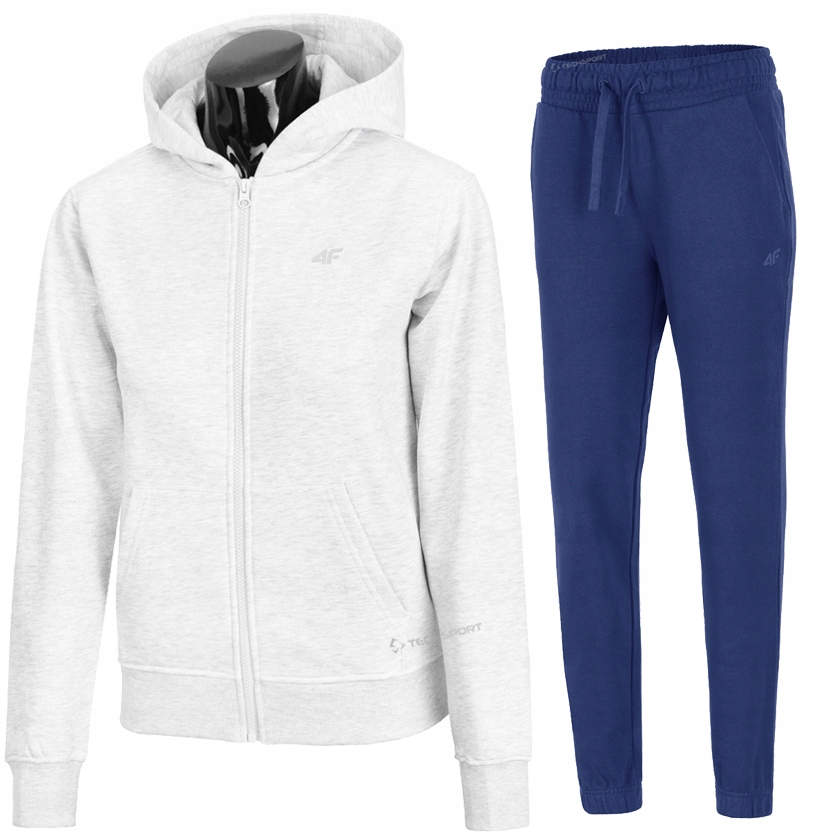 4F Damski Dres Bawełna Komplet Bluza Spodnie rozm L