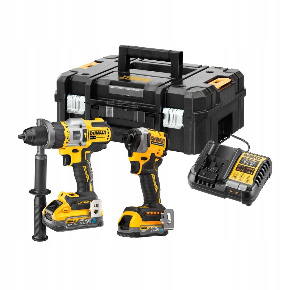 Akumulatorowy zestaw Combo DCF850 DCD999 18V Li-Ion Powerstack 5.0Ah i